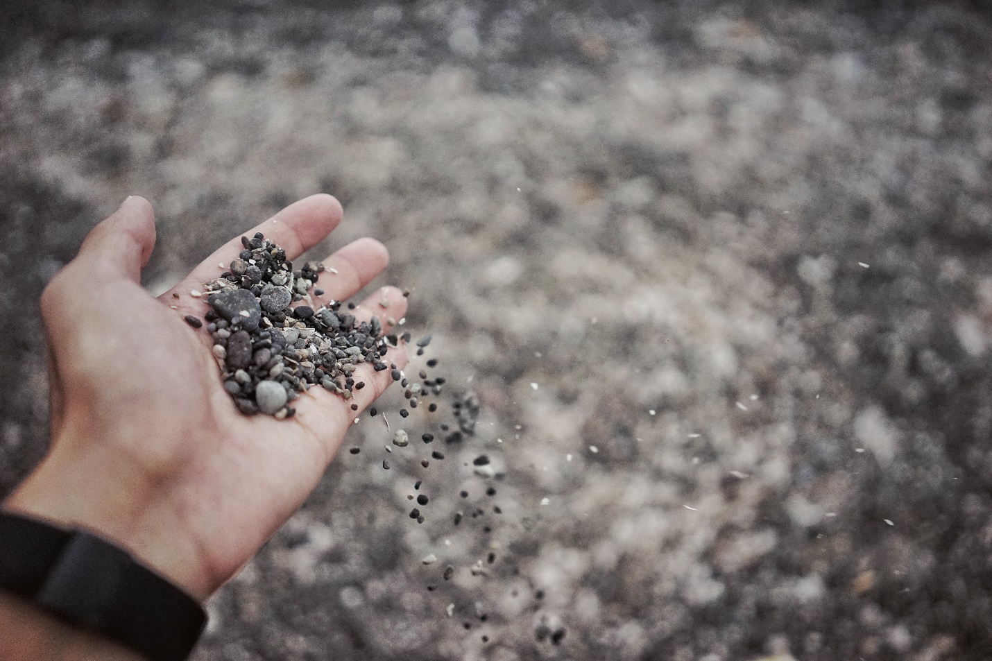 handful of pebbles