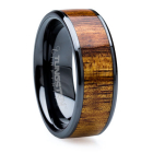 Koa Black Beveled